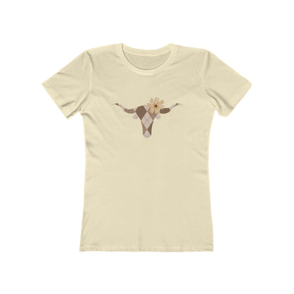 Argyle Longhorn- The Boyfriend Tee - Whiskey Cotton LLC