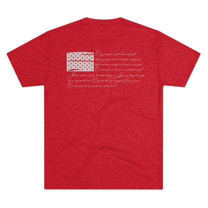 National Anthem - Unisex Tri-Blend Crew Tee - Whiskey Cotton LLC