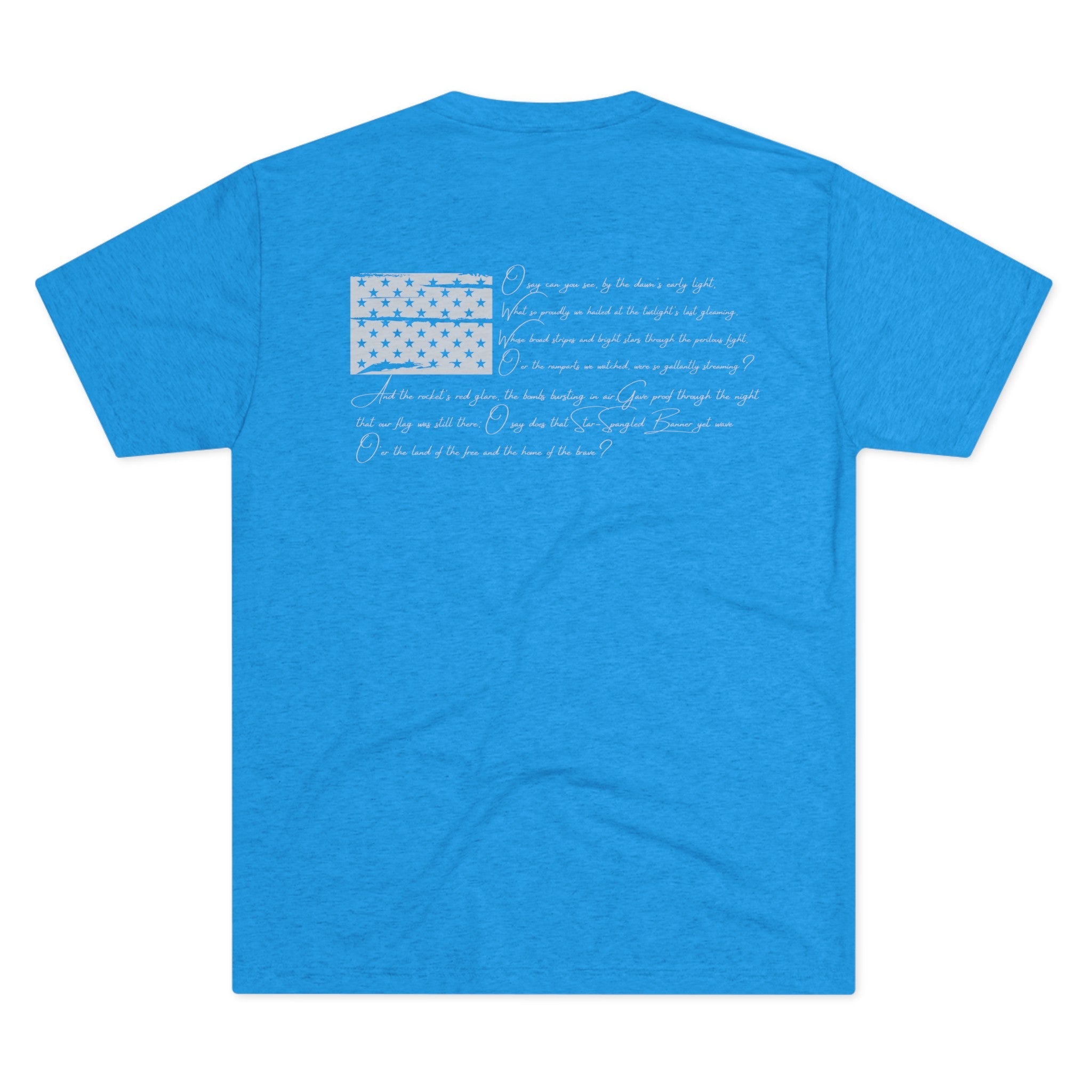 National Anthem - Unisex Tri-Blend Crew Tee - Whiskey Cotton LLC