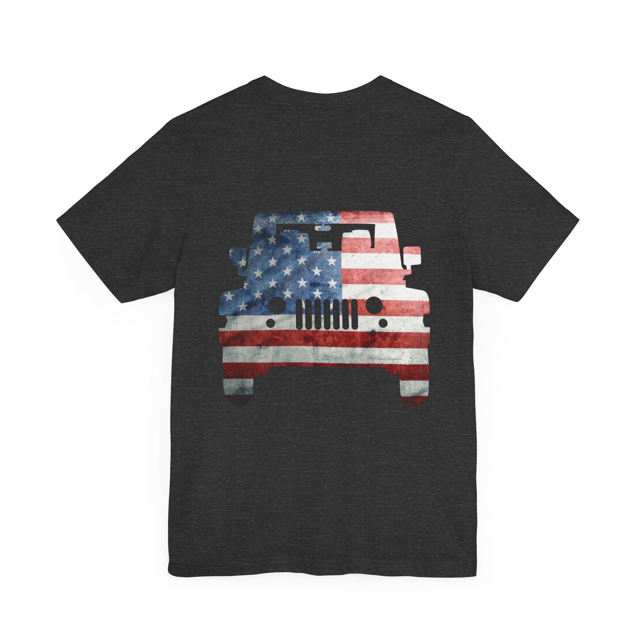 USA Jeep Unisex Jersey Short Sleeve Tee - Whiskey Cotton LLC