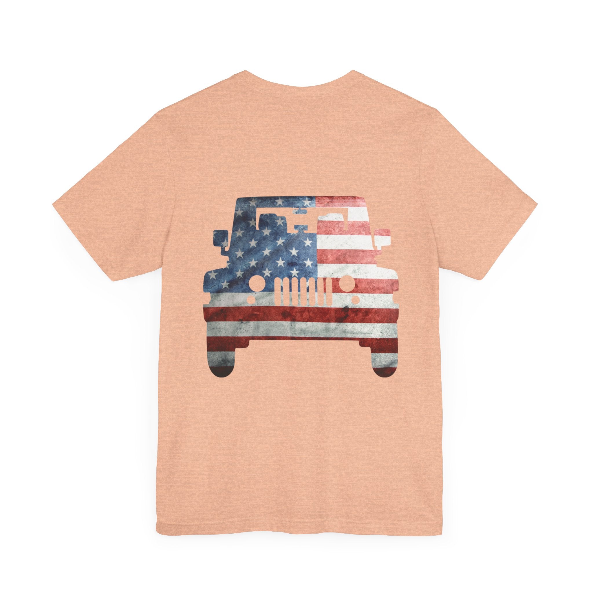 USA Jeep Unisex Jersey Short Sleeve Tee - Whiskey Cotton LLC