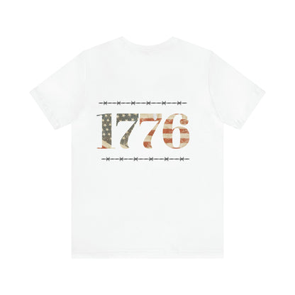 1776 Unisex Jersey Short Sleeve Tee - Whiskey Cotton LLC