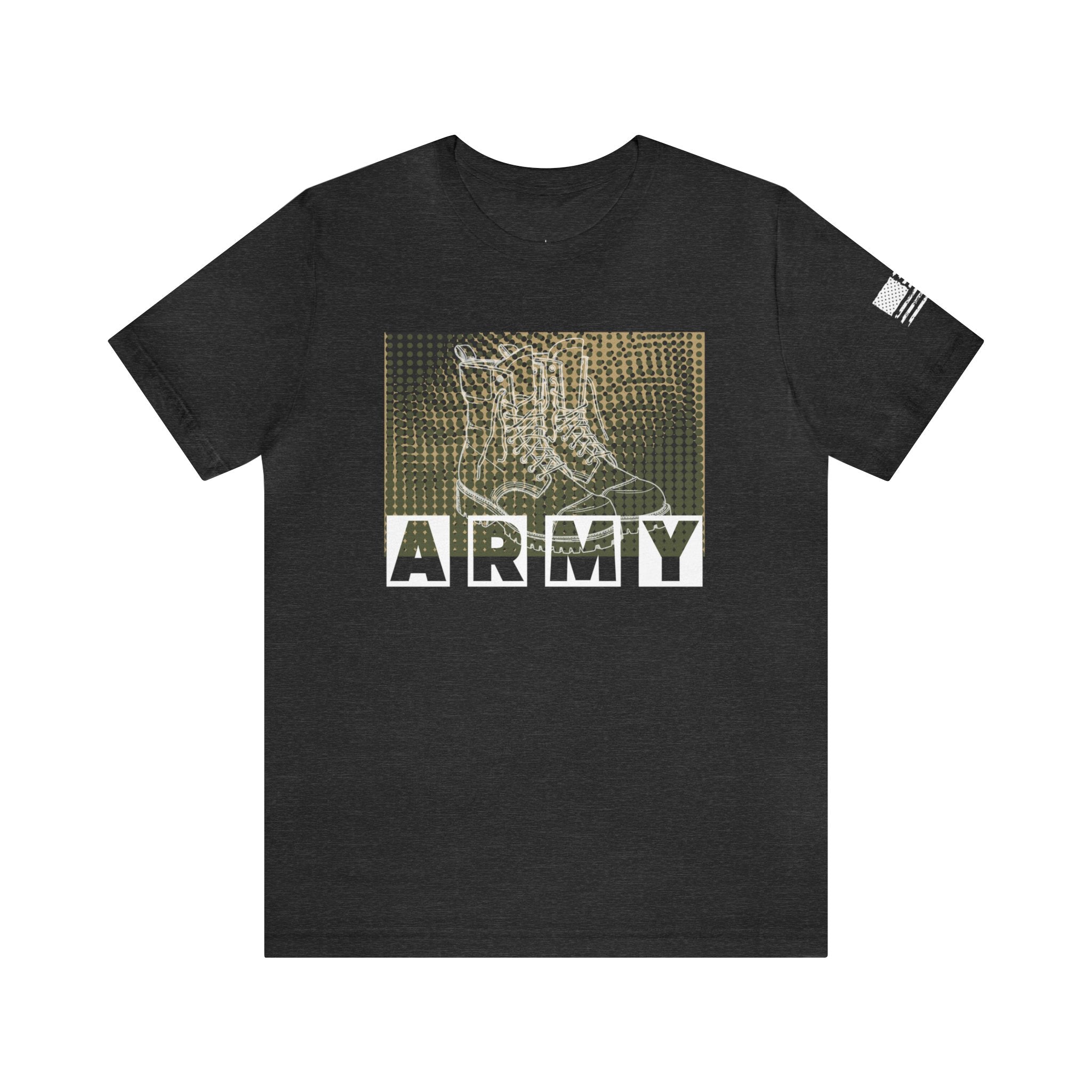 Army Boots Soft Cotton Tee - Whiskey Cotton LLC