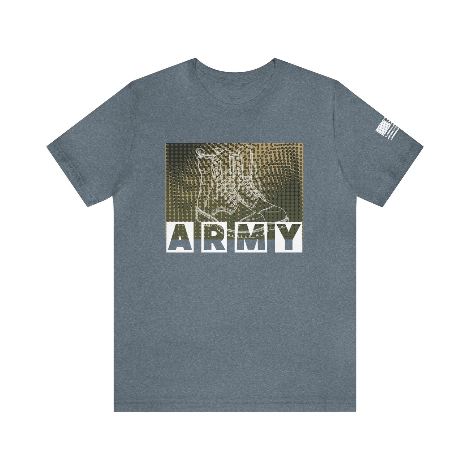 Army Boots Soft Cotton Tee - Whiskey Cotton LLC