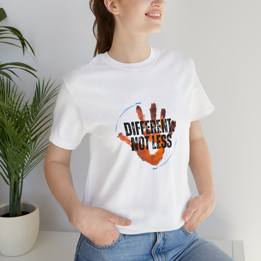 Different: Not Less- Unisex Jersey Short Sleeve Tee - Whiskey Cotton LLC