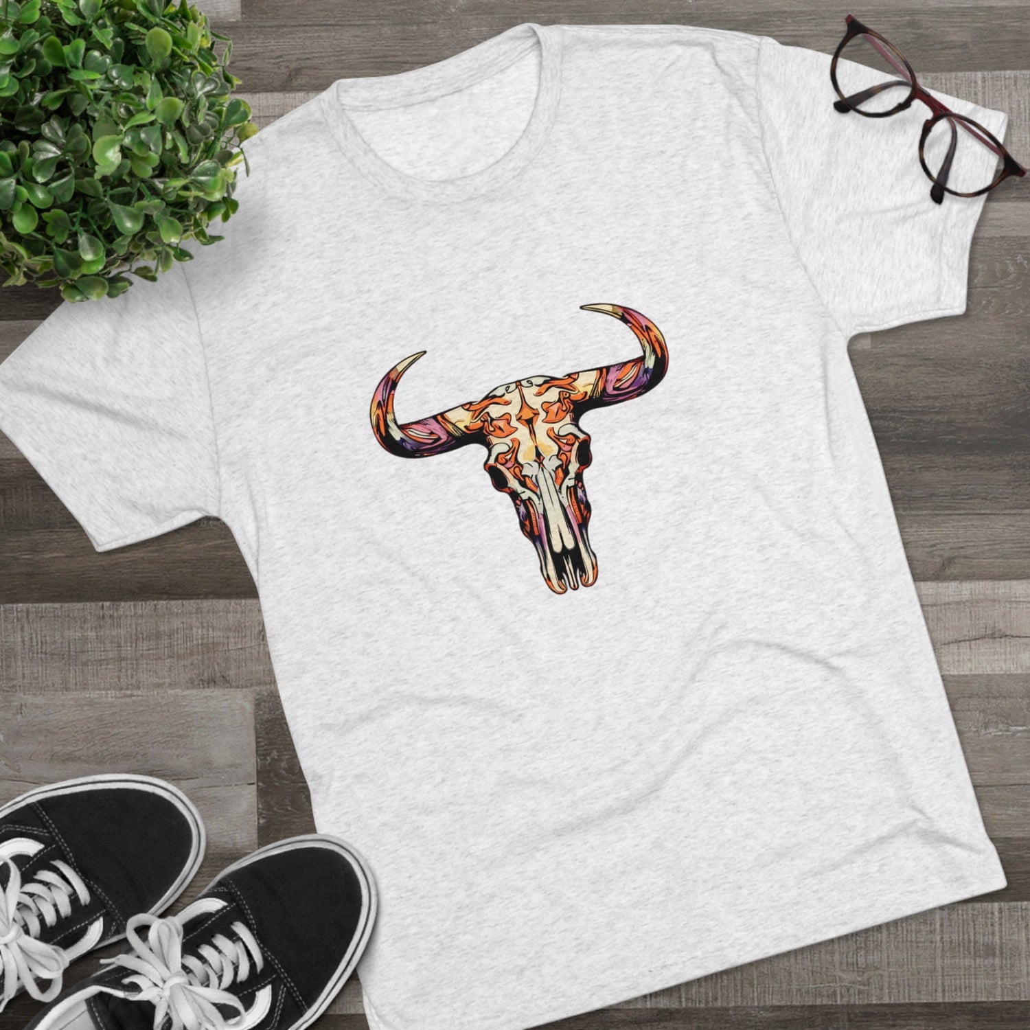 Longhorn State of Mind - Unisex Tri-Blend Crew Tee - Whiskey Cotton LLC