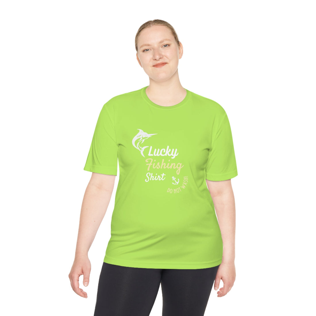 Lucky Fishing Shirt - Unisex Moisture Wicking Tee - Whiskey Cotton LLC