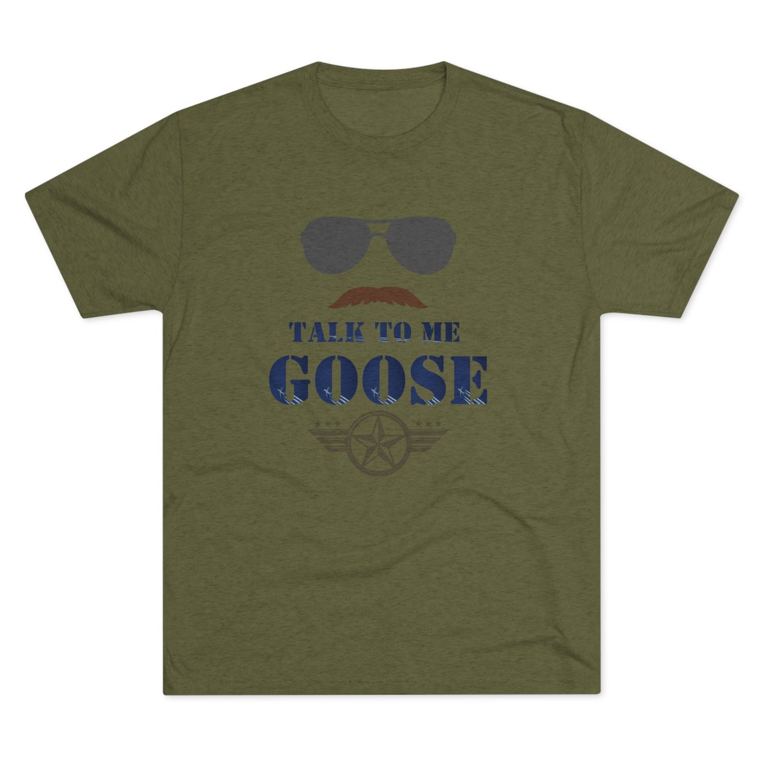 Talk to Me Goose - Unisex Tri-Blend Crew Tee - Whiskey Cotton LLC