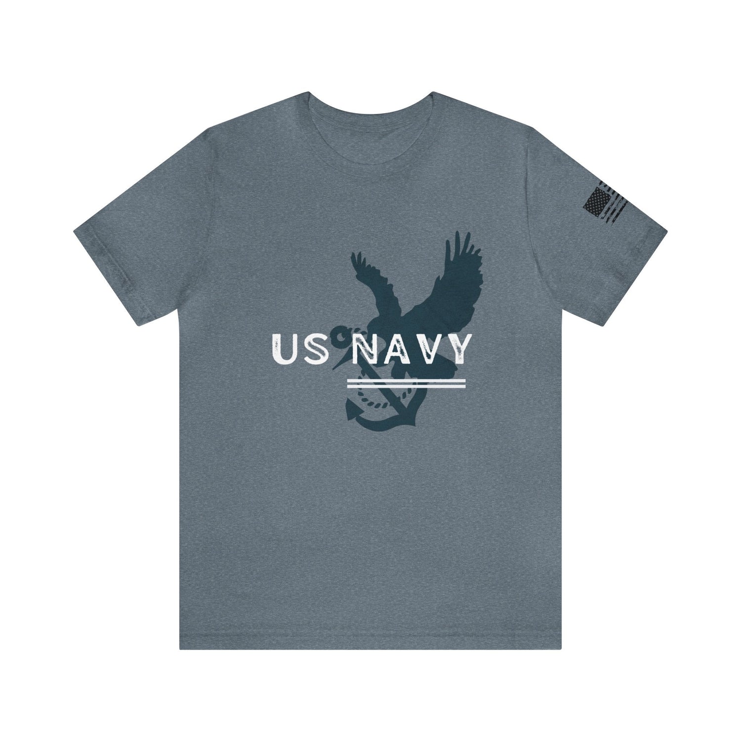 US Navy Eagle Anchor Soft Cotton Tee - Whiskey Cotton LLC