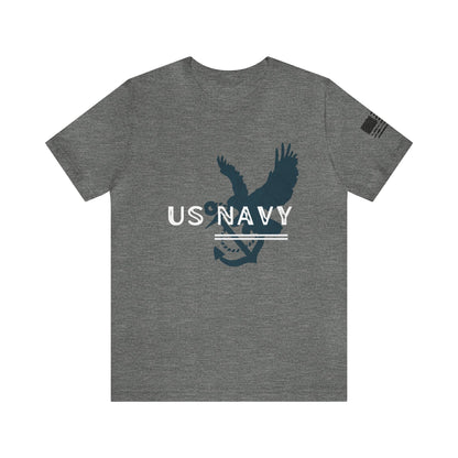 US Navy Eagle Anchor Soft Cotton Tee - Whiskey Cotton LLC