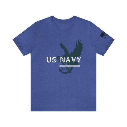 US Navy Eagle Anchor Soft Cotton Tee - Whiskey Cotton LLC