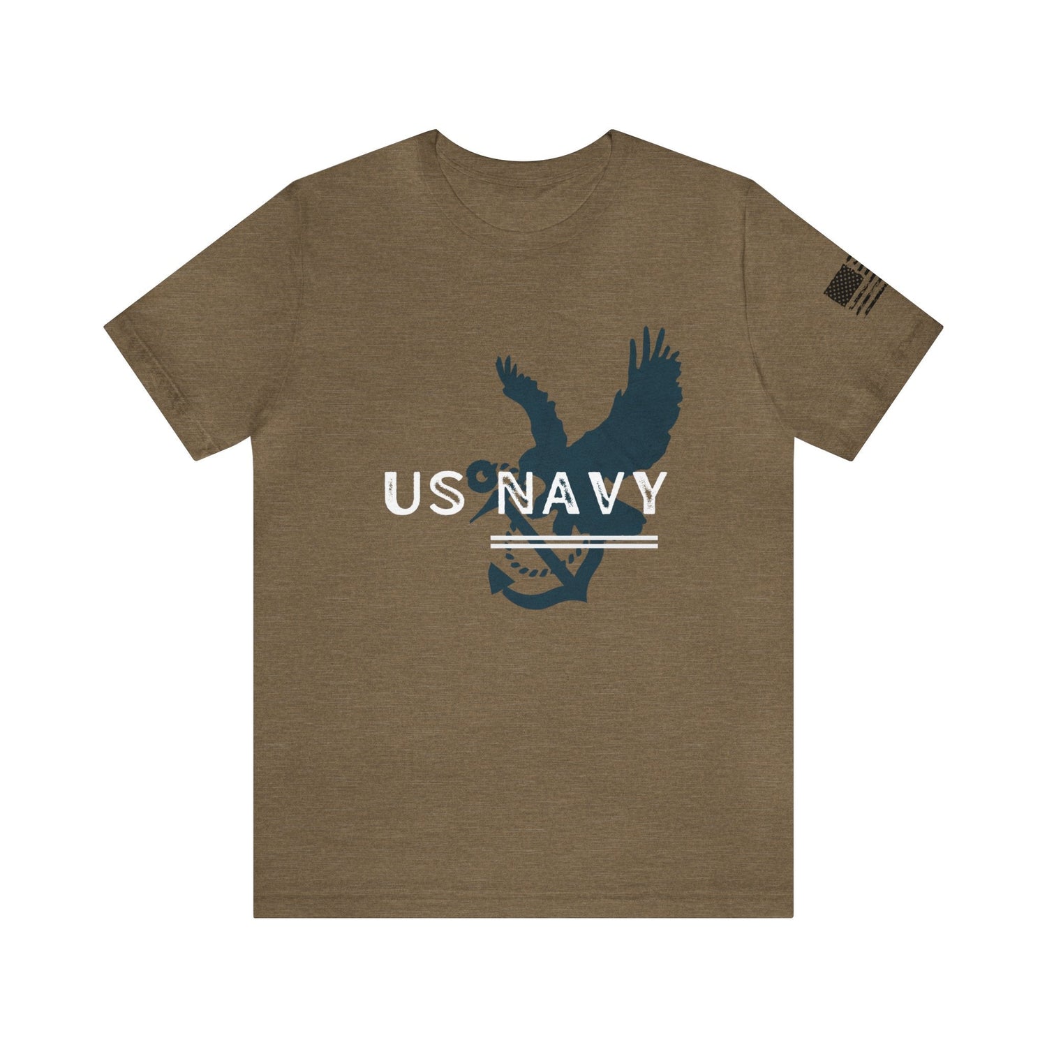 US Navy Eagle Anchor Soft Cotton Tee - Whiskey Cotton LLC