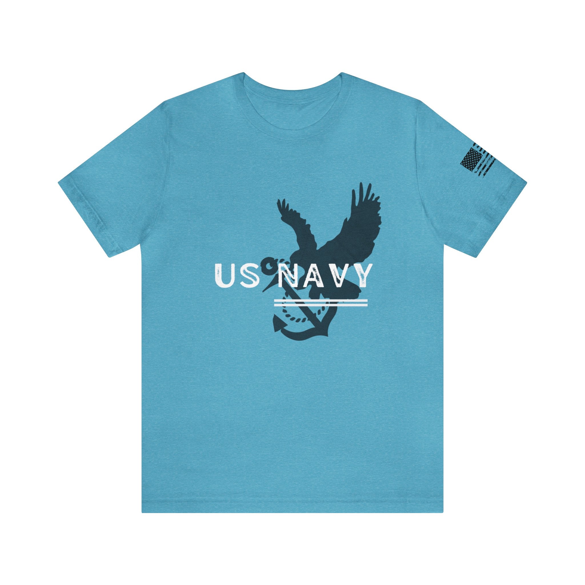 US Navy Eagle Anchor Soft Cotton Tee - Whiskey Cotton LLC