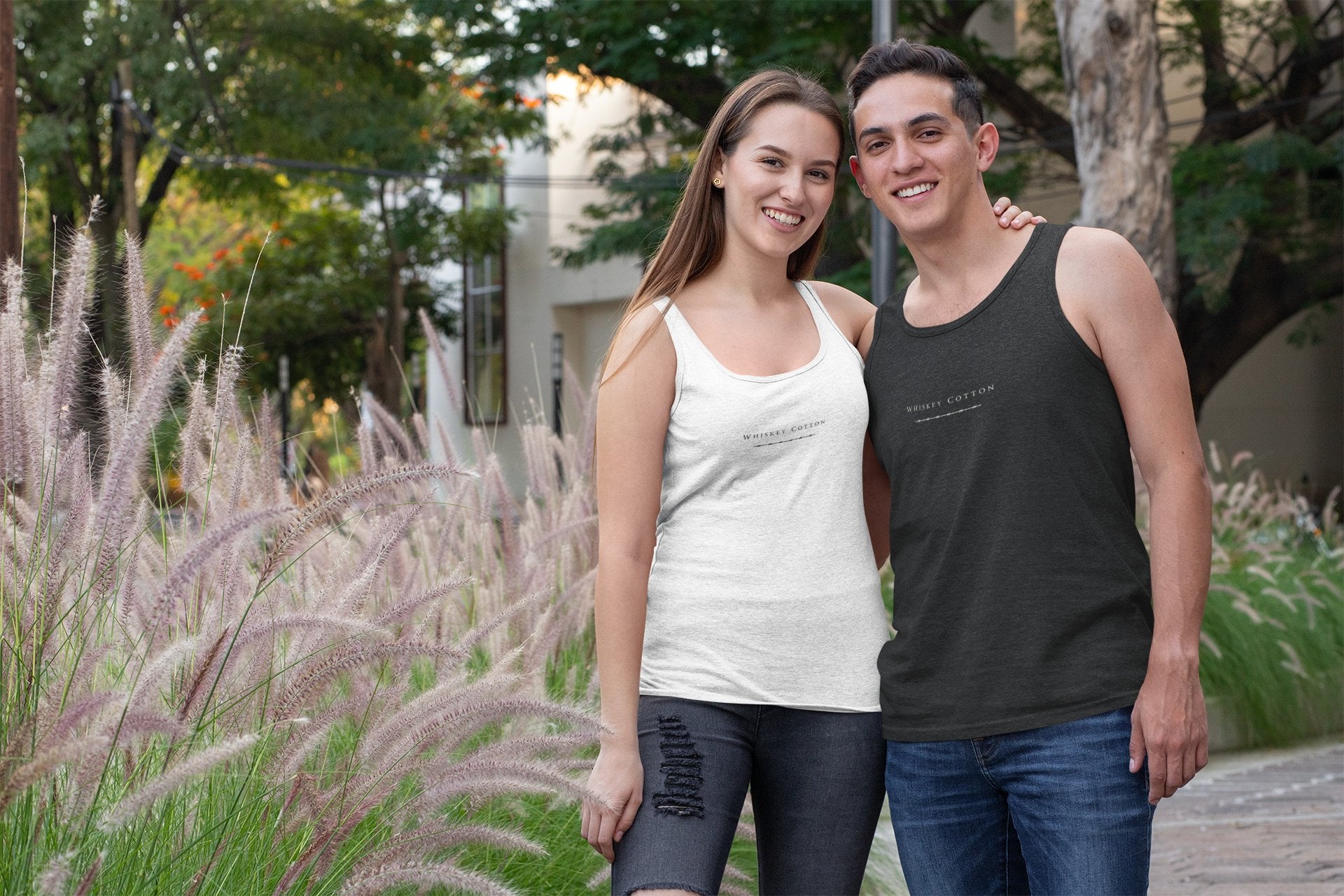 Whiskey Cotton Logo - Unisex Jersey Tank - Whiskey Cotton LLC