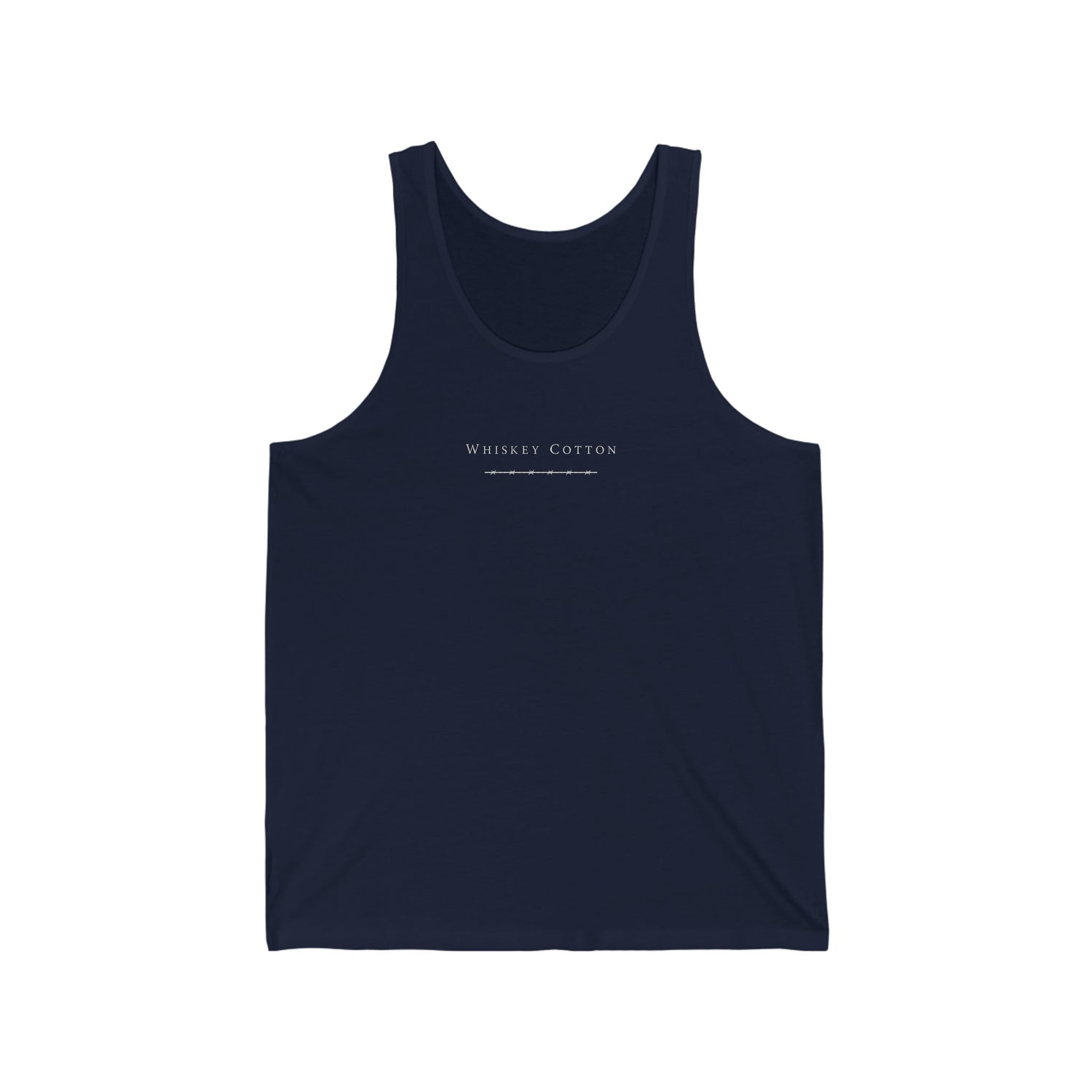 Whiskey Cotton Logo - Unisex Jersey Tank - Whiskey Cotton LLC